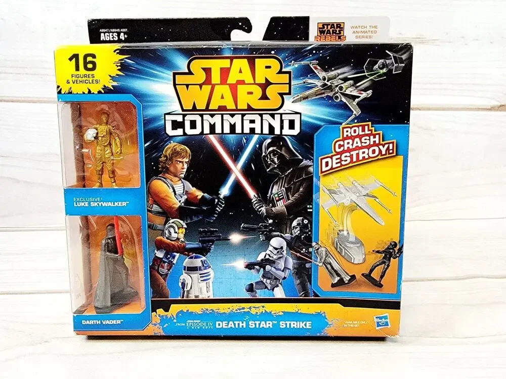 16pc Star Wars Command: Death Star Strike W/ Exclusive Luke & Darth Vader NEW